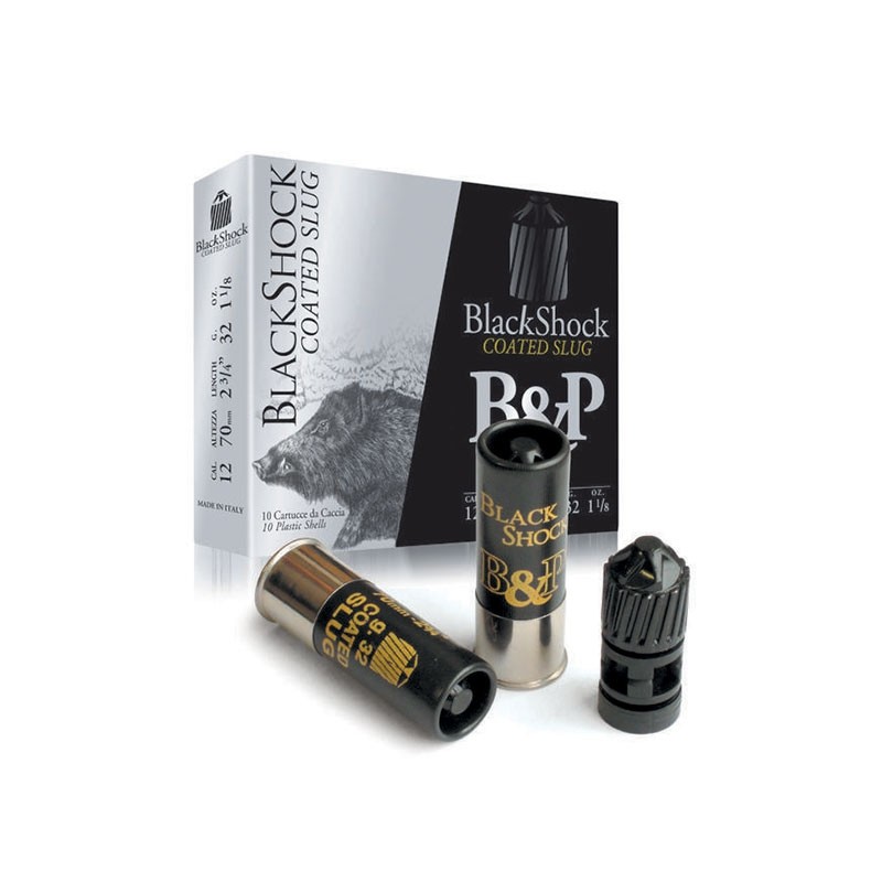 Cartuș pentru armă lisă cu proiectil unic B&P Black 12/76 40g