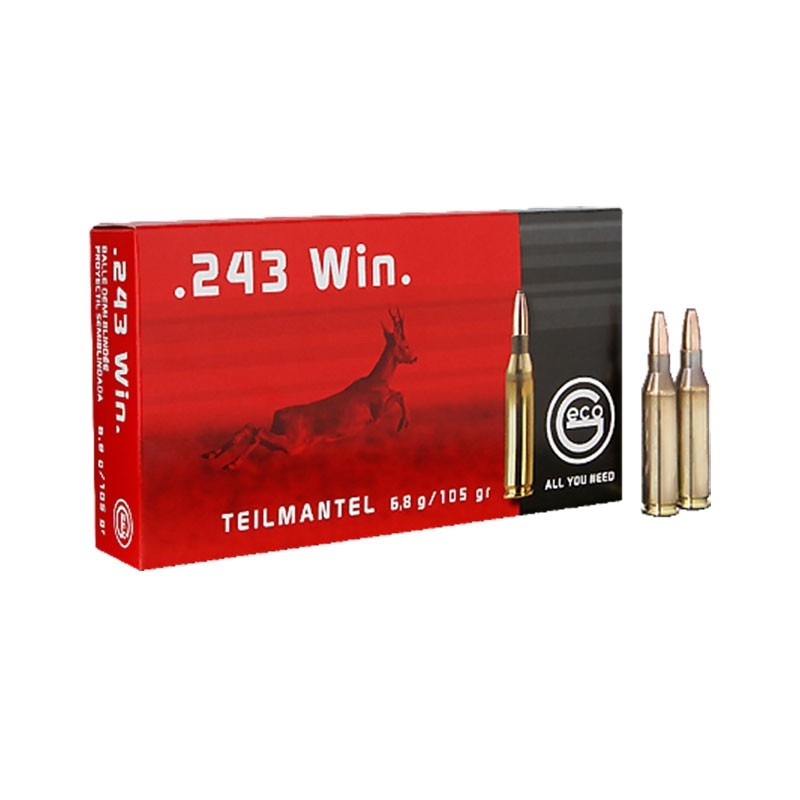 Cartuș pentru carabină Geco Teilmantel .243 Win 6.8g