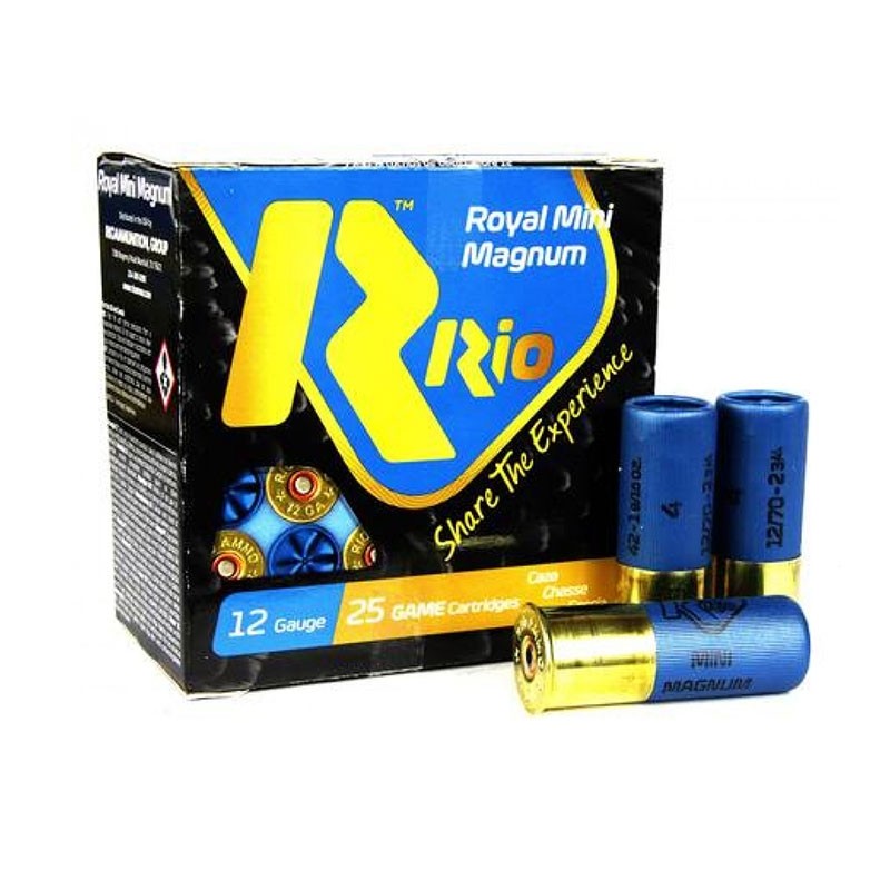 Cartuș pentru armă lisă cu alice Rio MiniMagnum cal. 12 42g 3.0mm măr. 5