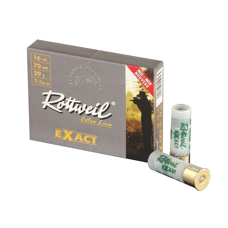 Cartuș pentru armă lisă cu proiectil unic Rottweil Exact 16/70 29g