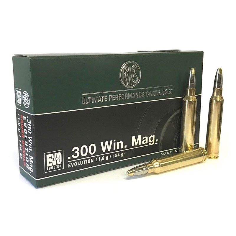 Cartuș pentru carabină RWS Evo .300 Win Mag 11.9g