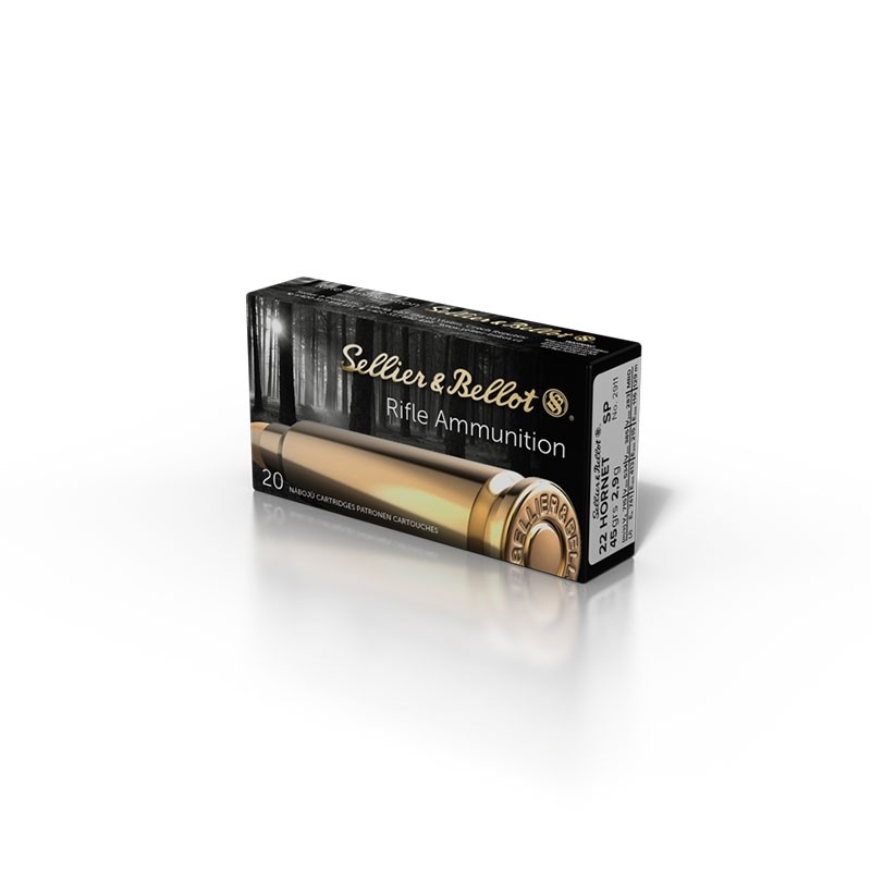 Cartuș pentru carabină Sellier Bellot FMJ .222 Rem 3.24g