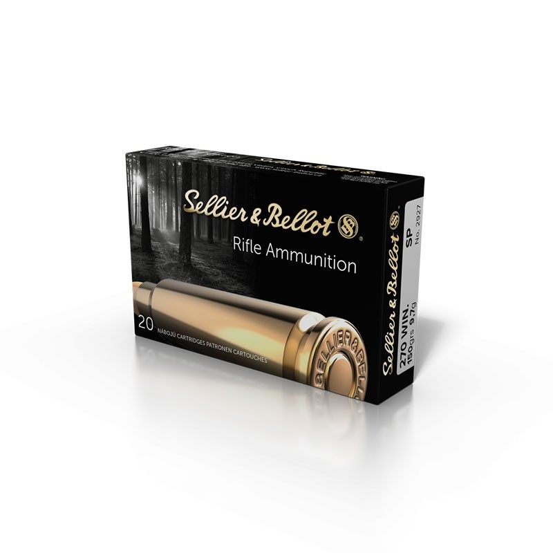 Cartuș pentru carabină Sellier Bellot SP .270 Win 9.7g