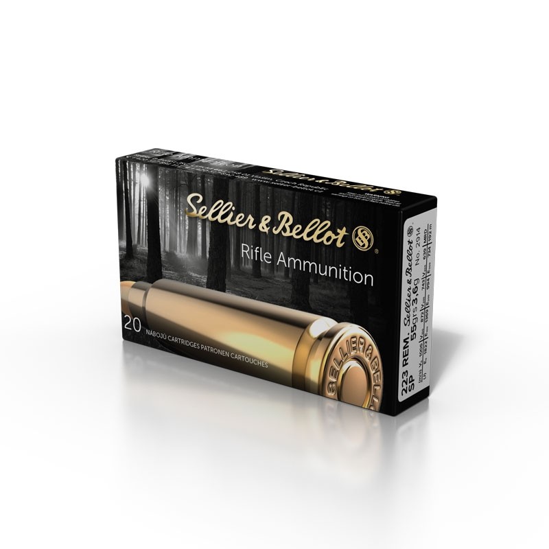 Cartuș pentru carabină Sellier Bellot SP .223 Rem 3.6g